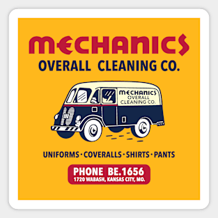 MECHANICS OVERALL CLEANING CO Magnet